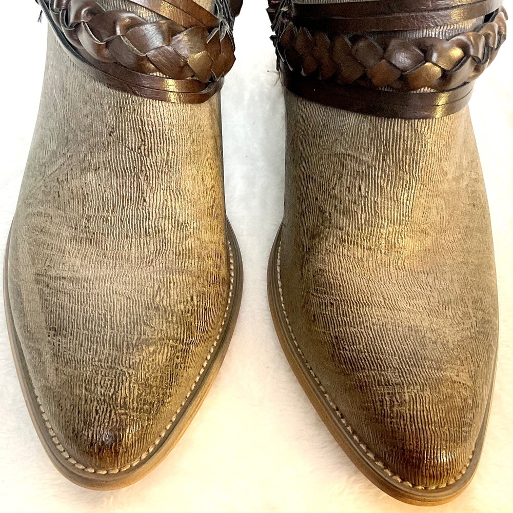 WOMANS CORKYS ANKLE BOOTS WITH BRAID DETAIL - Picture 7 of 13
